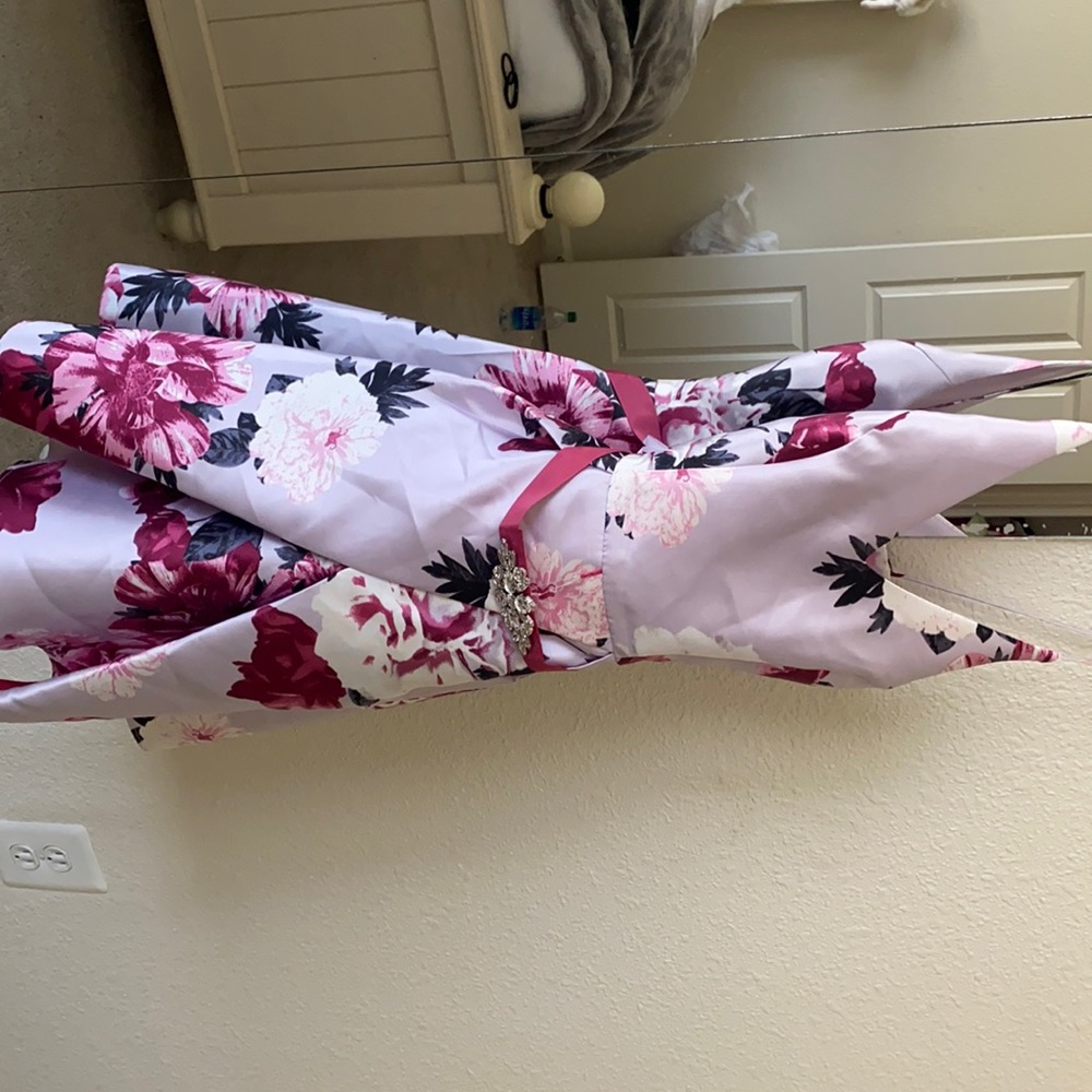 Fancy floral party dress